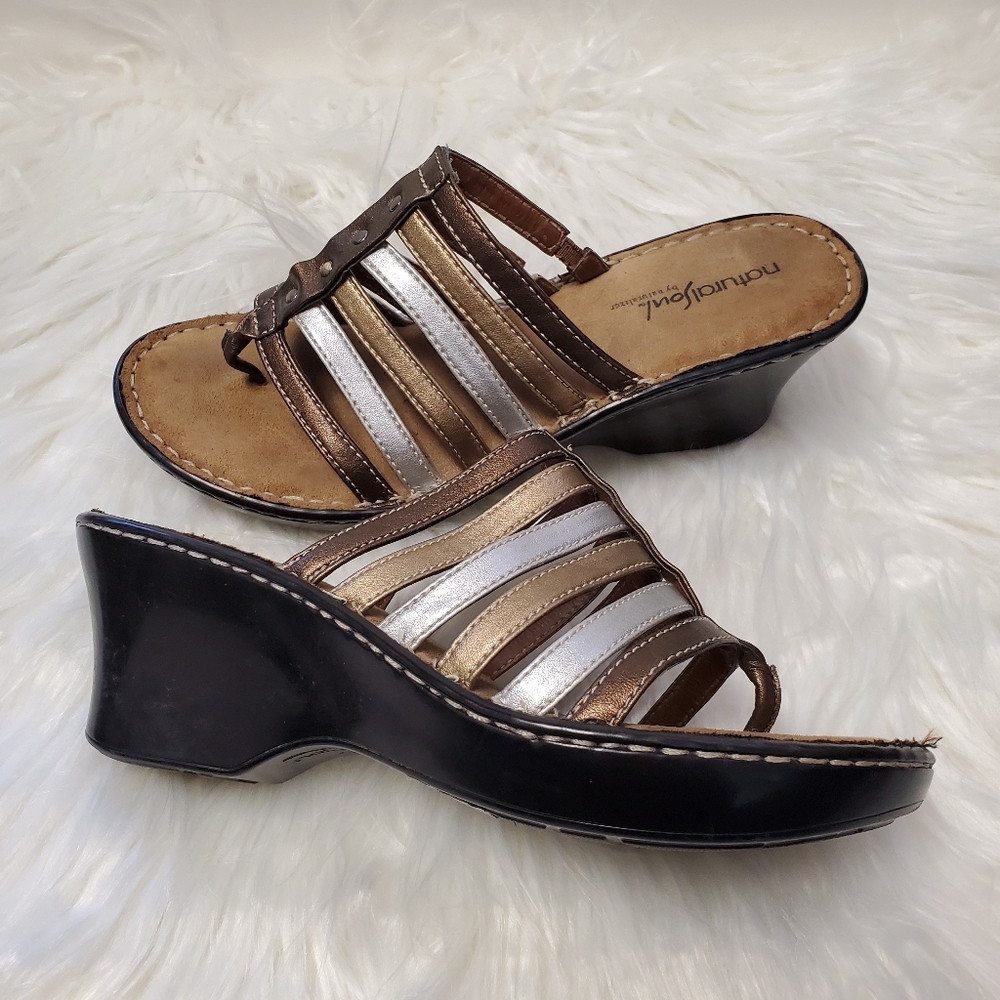 Natural Soul by Naturalizer Bronze/Spiced Gold 10 Pretty with‎ comfort